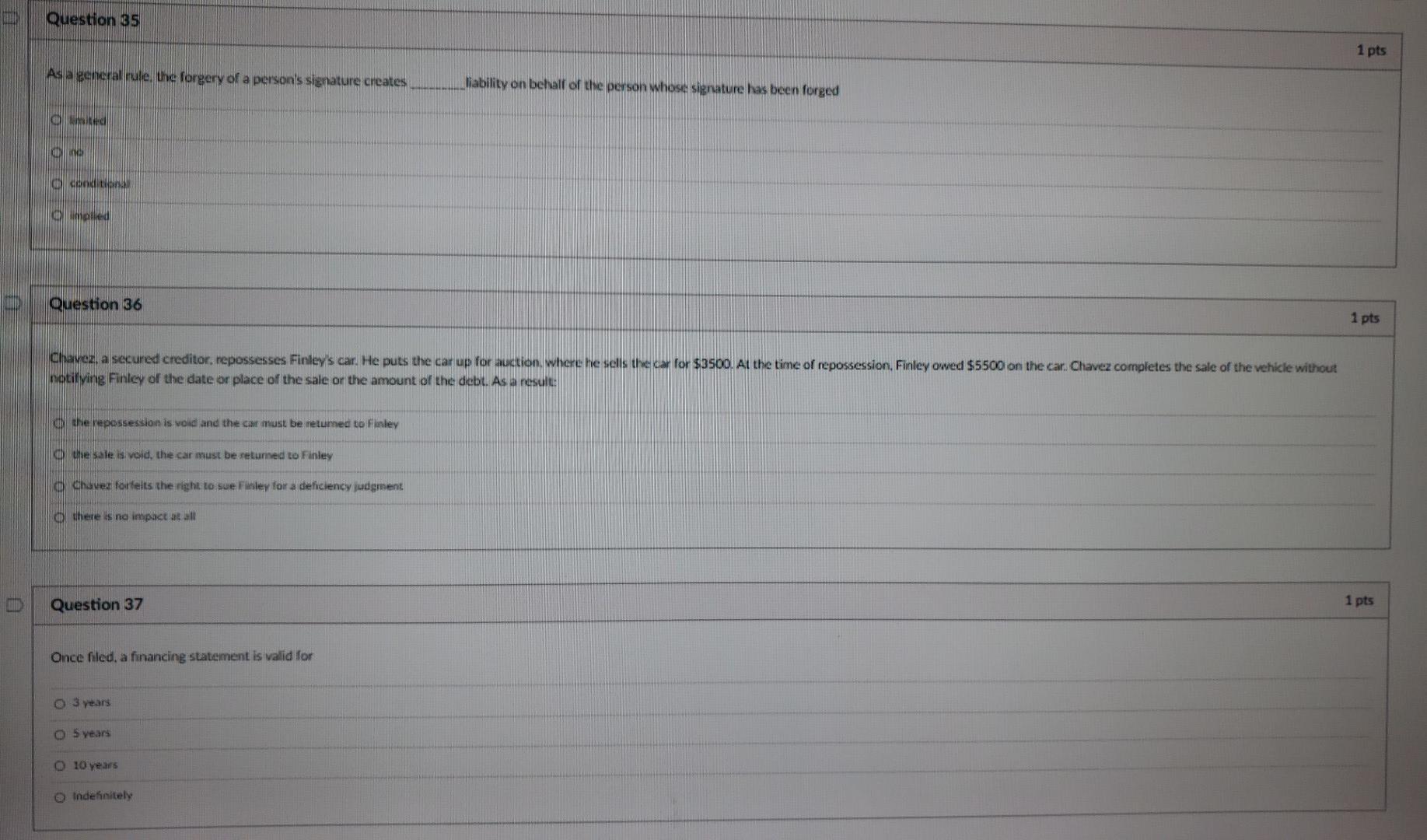 Old MathJax webview Question 35 1 pts As a general rule, the