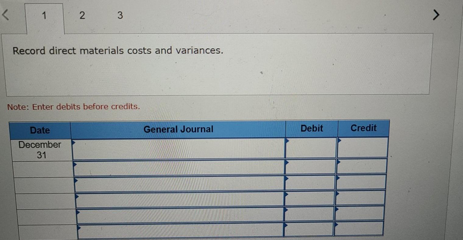 LO P6 Amada Company's standard cost system reports this information from its