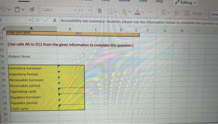 Corporation. Assume all soles are on credit. Calculate the operating and cash