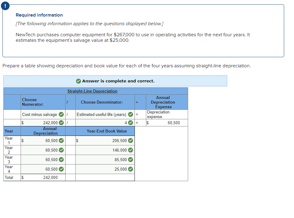 Got the first one need help with the rest Required information
