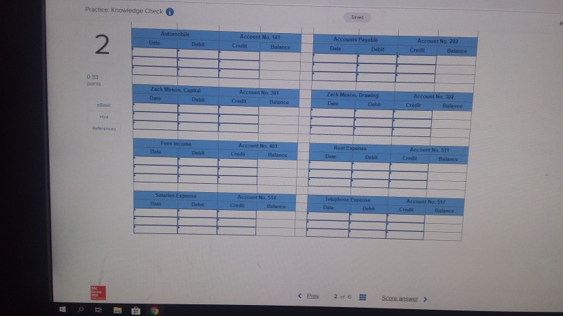 Services follow 2 DATE TRANSACTIONS Sept. 1 Zack Mason invested 338,98 in