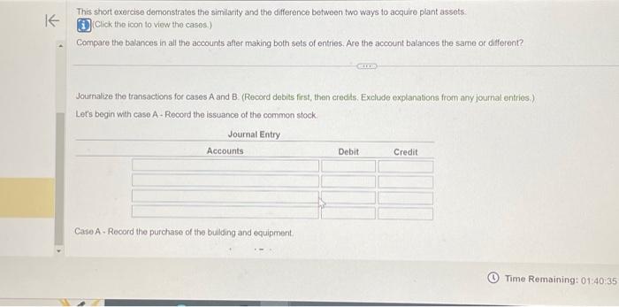  This short exercise demonstrates the similarity and the difference between two