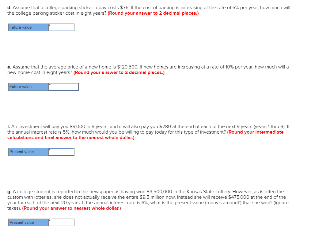 continues with her plan for two and one-half years, how much will