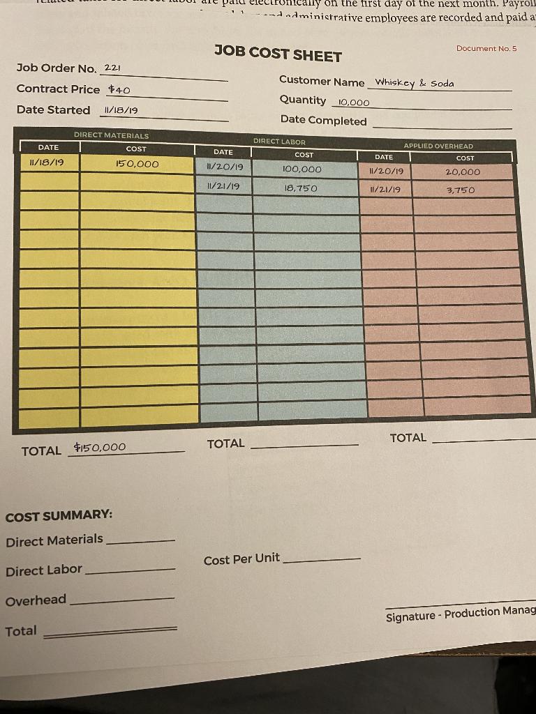 Question: how much direct labor will it take ( in dollars) to