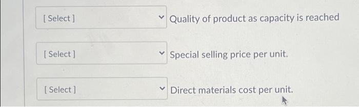 BITCO's decision to accept a customer's order at the special selling price