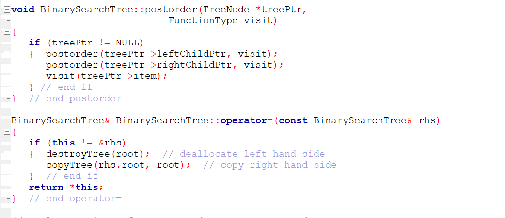 // tree. virtual void searchTreeDelete(KeyType searchKey) throw(TreeException); // Deletes an item with