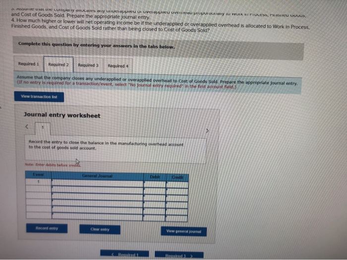 3-12 Predetermined Overhead Rate; Disposing of Underapplied or Overapplied Overhead (LO3- Luzadis