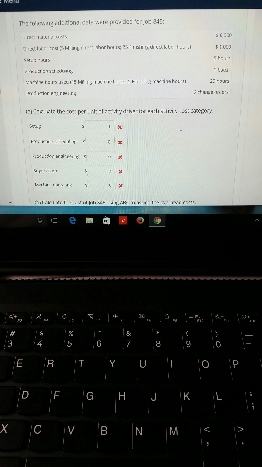 points out of 3.00 P Flag question Calculating Activity-Based Costing Overhead Rates