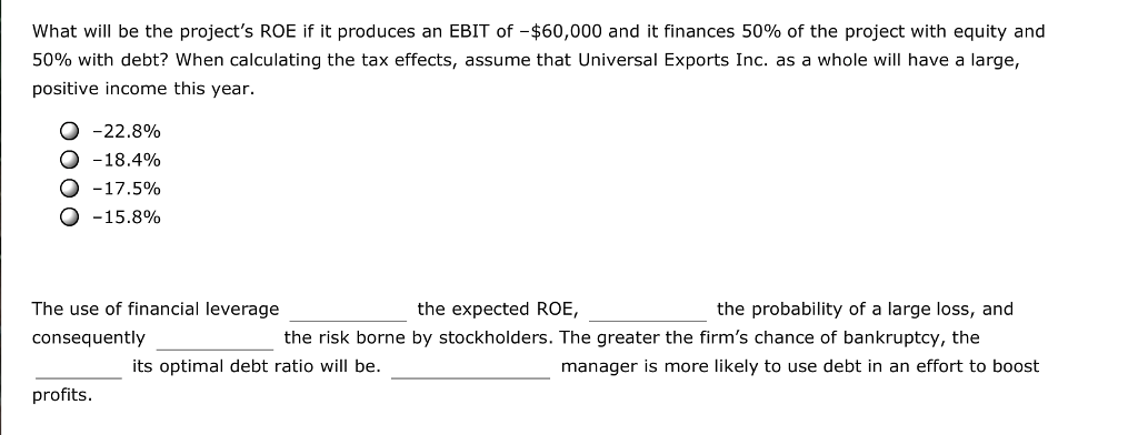 in assets. The project will be financed with 100% equity. The company