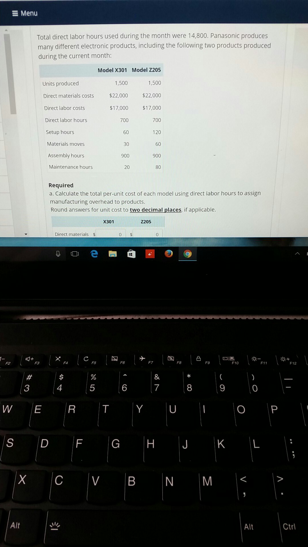 Not complete Points out of 5.00 P Flag question Traditional Product Costing