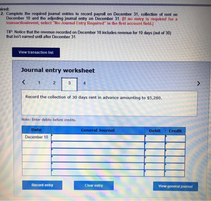 Riverside Company completed the following two transactions. The annual accounting period ends