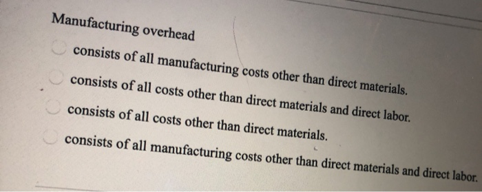 are fairly easy to trace to individual jobs? Direct materials and direct