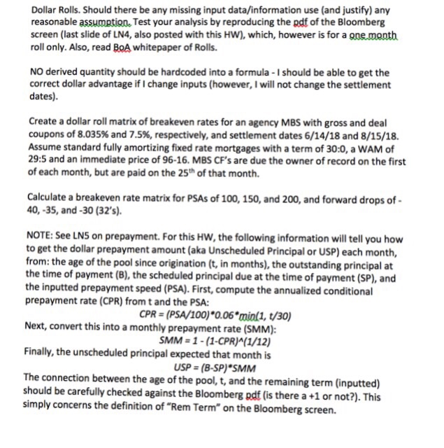  I need solution on excel Dollar Rolls. Should there be any