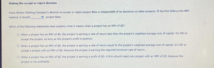 (NPV) rule is considered one of the most common and preferred criteria