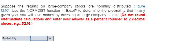 Standard Frequency Distribution Series Return Deviation Large-company stocks 12.0% 19.9% lal Small-company