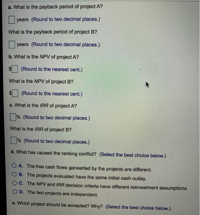 $30,000 11,625 11,625 11,625 11,625 11,625 PROJECT B - $30,000 0 0