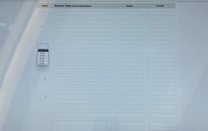  Current Attempt in Progress The following transactions occurred during 2025. Assume
