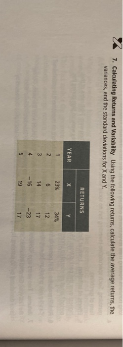  Please use Excel and provide formulas used to solve. ZA 7.