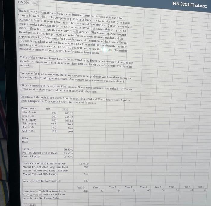  19 How much equity does the company need to keep the