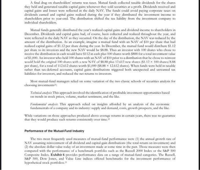 open-ended mutual fund since 1997 and had generated superior returns on average