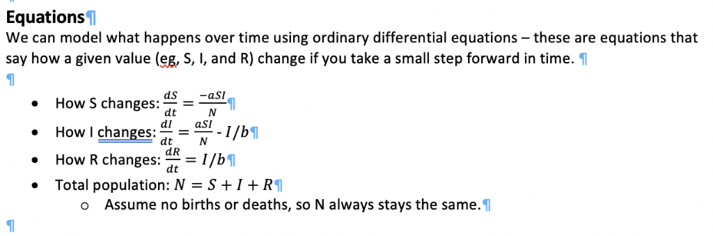 The Matlab This is my function file function [I1,S1,R1,N1] = DiseaseSteptogether(I,h,a,S,N,b,R) %UNTITLED4