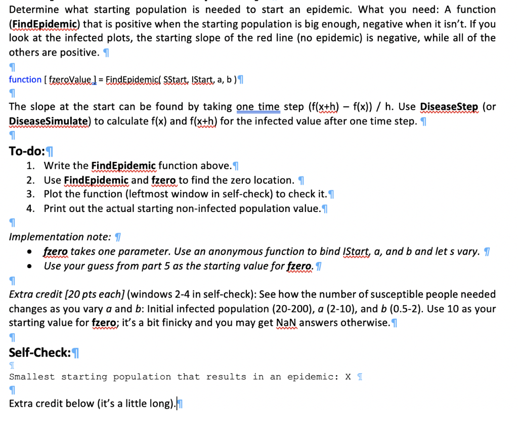 I+(h.*(((a.*S.*I)./N)-(I/b))); S1= S+(h.*((-a.*S.*I)./N)); R1=R+(h.*(I/b)); N1=S1+I1+R1; end Equations We can model what happens