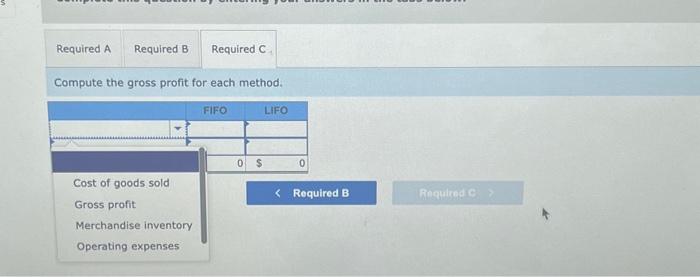 Use the following information for the Exercises 11.13 below. (Algo) [The following
