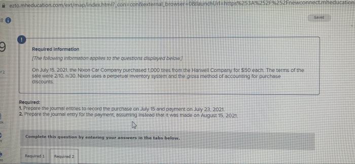 Company purchased 1,000 tres from the Harwell Company for $50 each. The