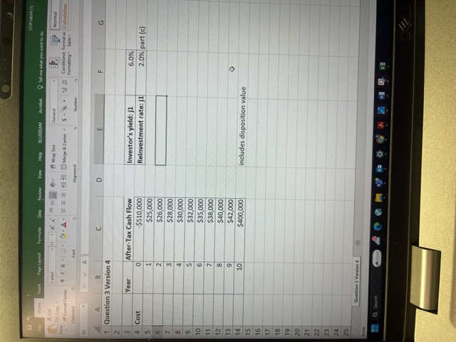  Warning The data required for the following question is new each