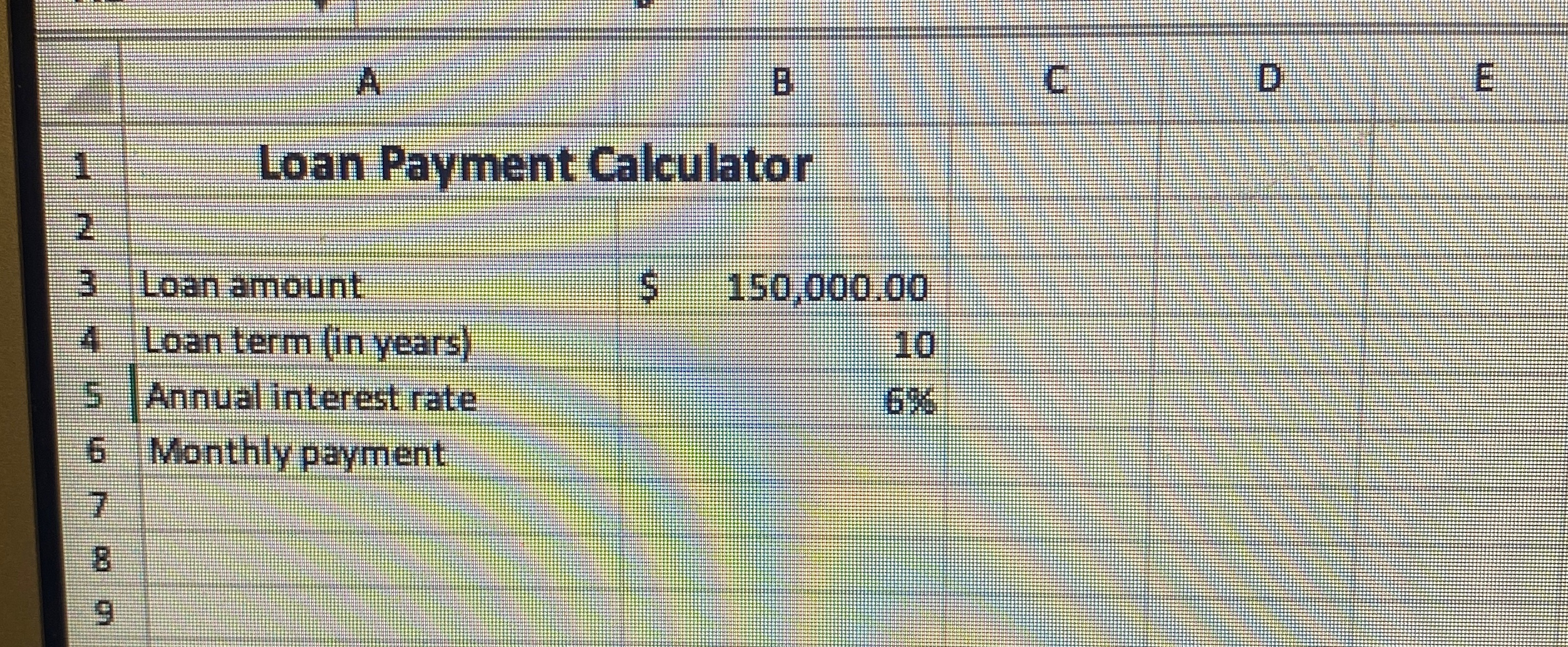  Kerry Johnson is applying for a loan so that he can
