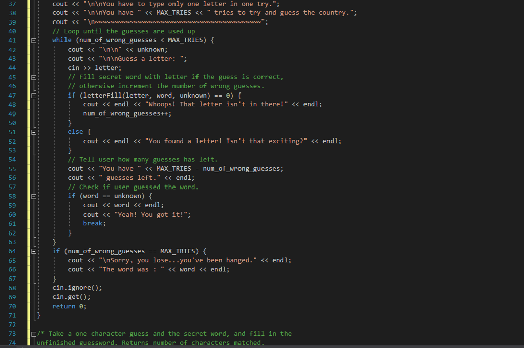 or transform the whole code with the use of classes. #include #include