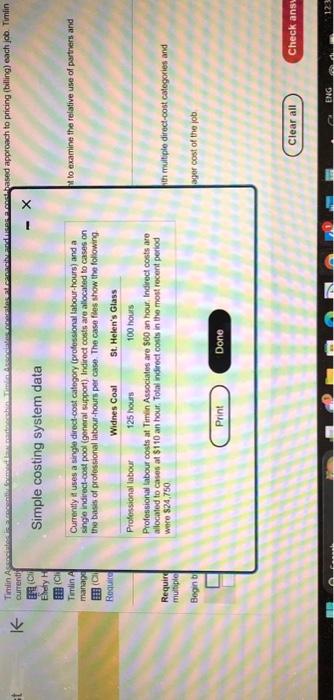 Question 4 Question 5 -3 Snow K Timlin Associates is a recently