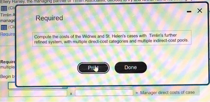 system. (Click the icon to view the data using the simple costing
