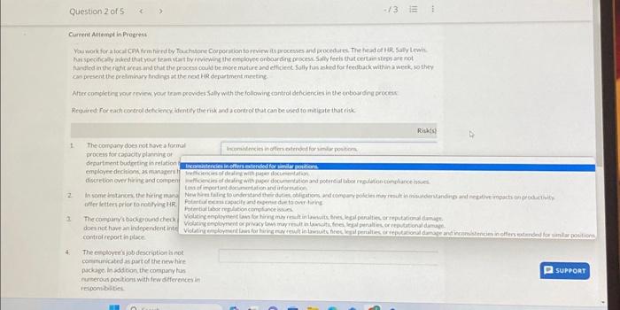  ASAP Question 2 or 5 \& -13 i Current Attempt in