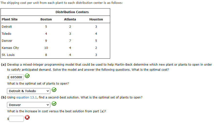 the ideal plants that will fit, the answer for part a (if