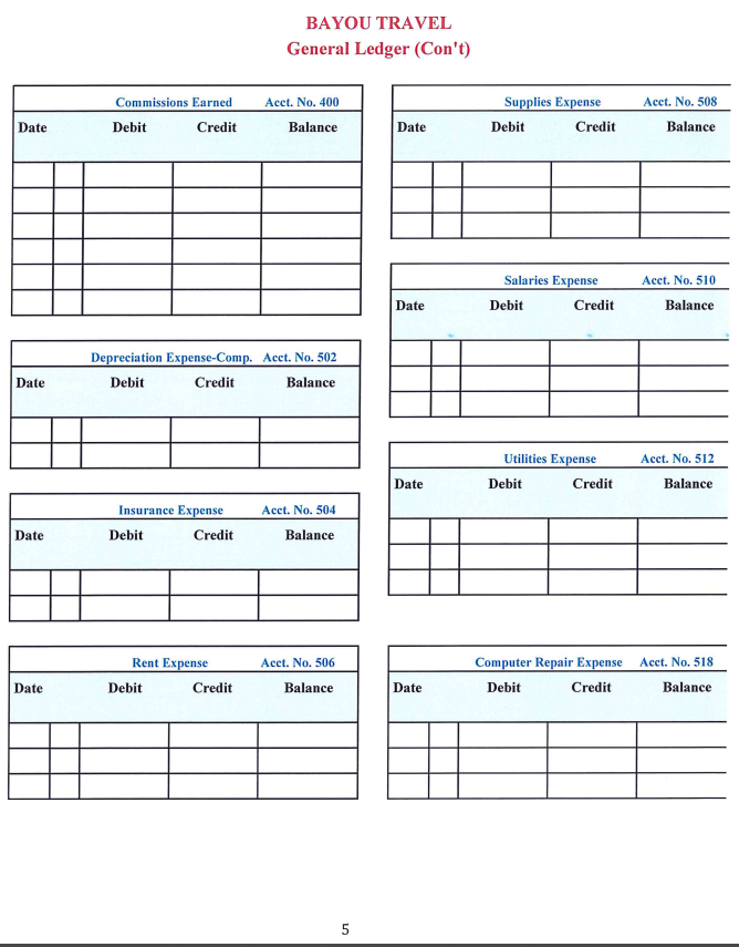 has monthly accounting periods. The following transactions occurred during the Company's first