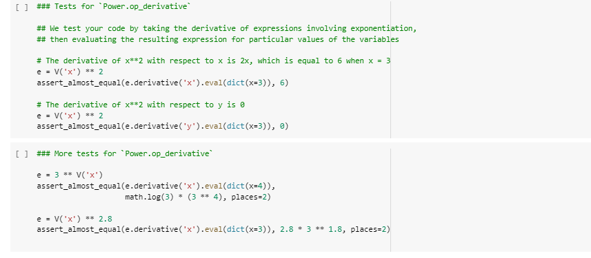we evaluate the children. # This is done here using a list
