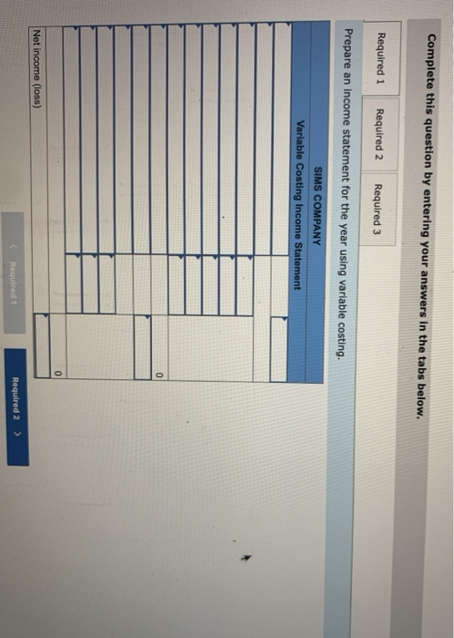 P2 Sims Company, a manufacturer of tablet computers, began operations on January