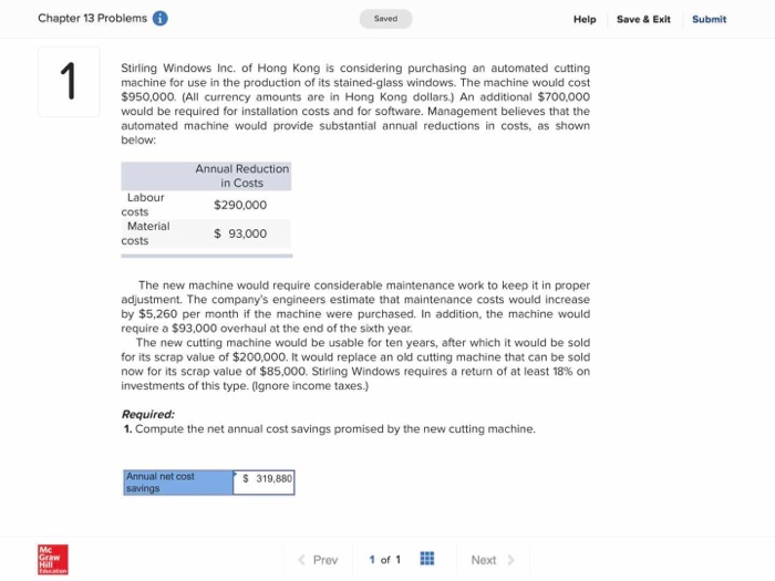  Chapter 13 Problems Saved Help Save & Exit Submit Stirling Windows