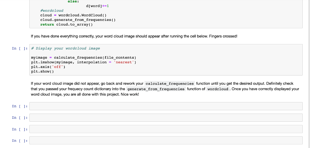 to process the text, remove punctuation, ignore case and words that do