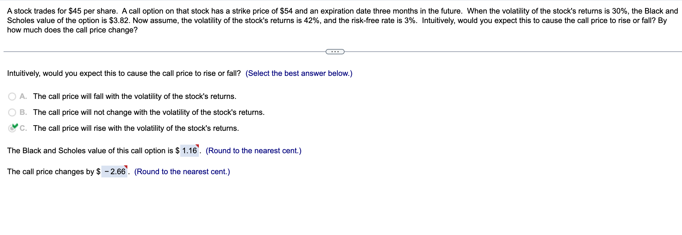 So I got the question wrong but this is everything you need