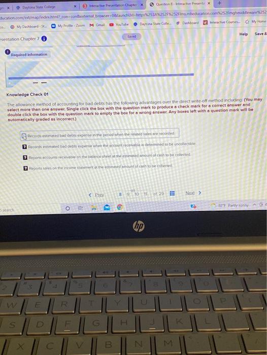  + Daytona State College De Presentation Chapter X Questions Interactive Present