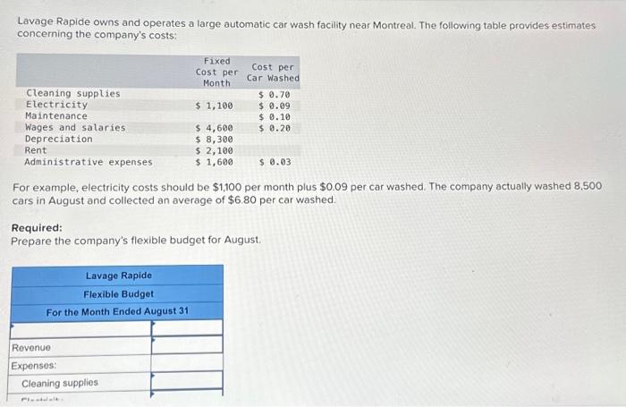 help Lavage Rapide owns and operates a large automatic car wash facility