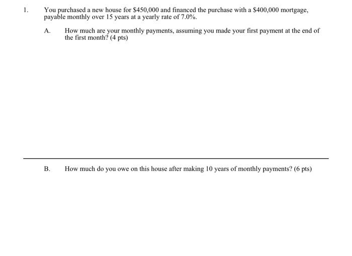 please answer all parts and show work so i can understand thank