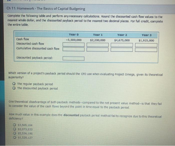 establish and identify a maximum acceptable payback period that helps in their