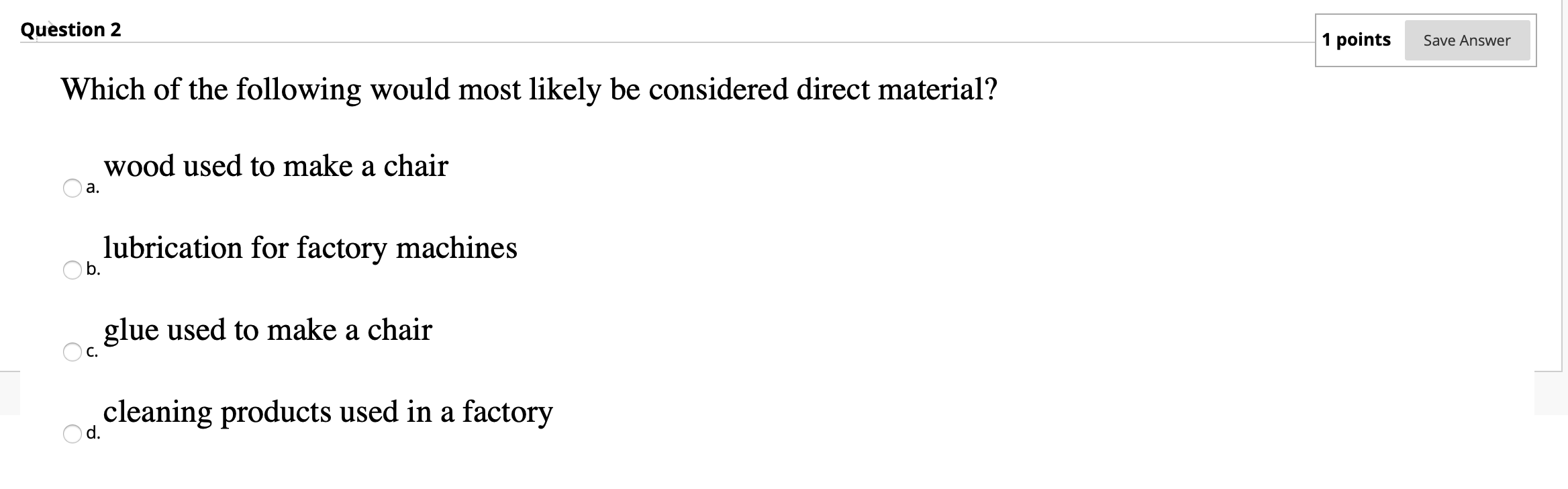 manufacturing facility, including the front office and factory area are none of