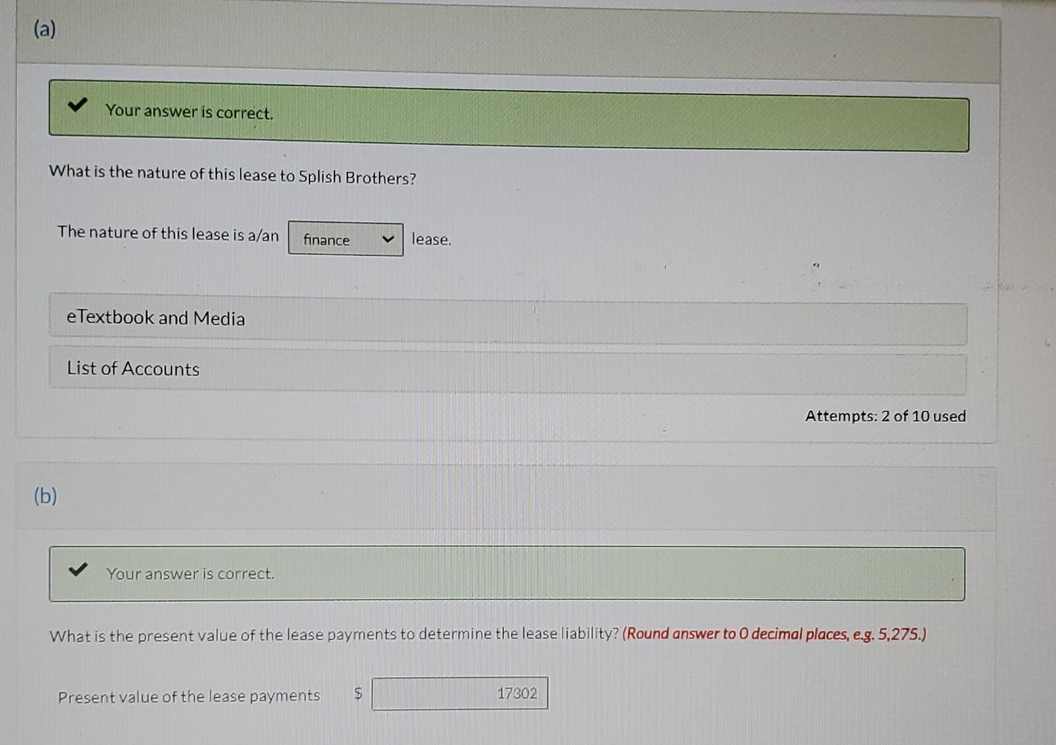 just need g? Splish Brothers Company leases an automobile with a fair