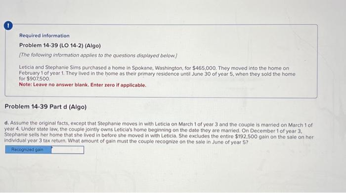 into the home on February 1 of year 1 . They lived