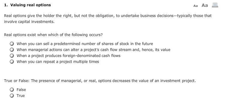them. The following table lists five possible methods. Select their order of