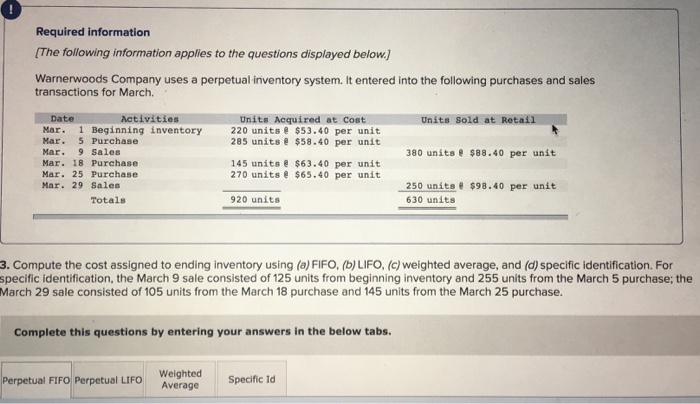  Part 1 Part 2 Part 3 Part 4 1 Required information